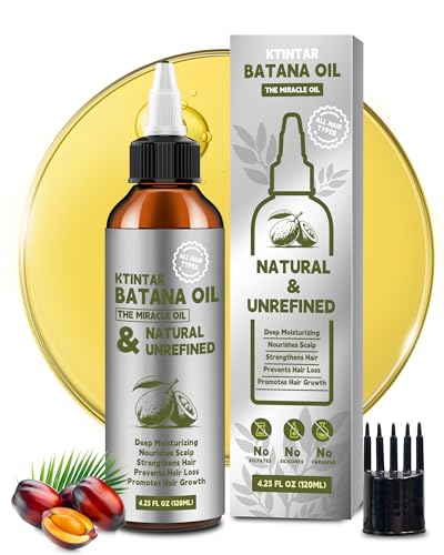 100% Natural Raw Batana Oil for Hair Growth