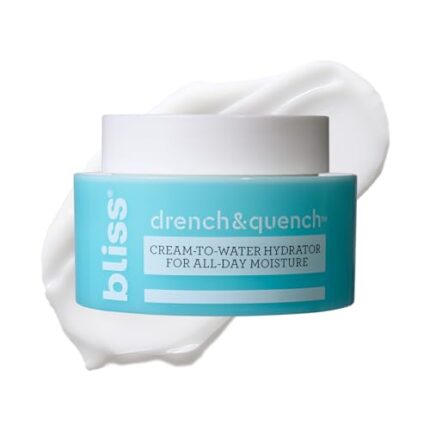 Bliss Drench & Quench Hyaluronic Acid Cream to Water Moisturizer