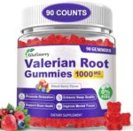 1000MG Valerian Root Gummies with Melatonin & L-Theanine