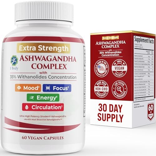 100% Natural Shoden Ashwagandha Complex Supplement